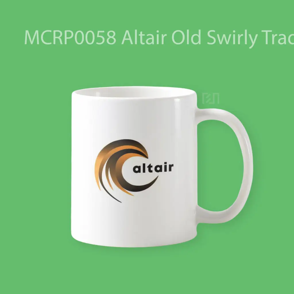 Altair Old Swirly Trade Logo Mug