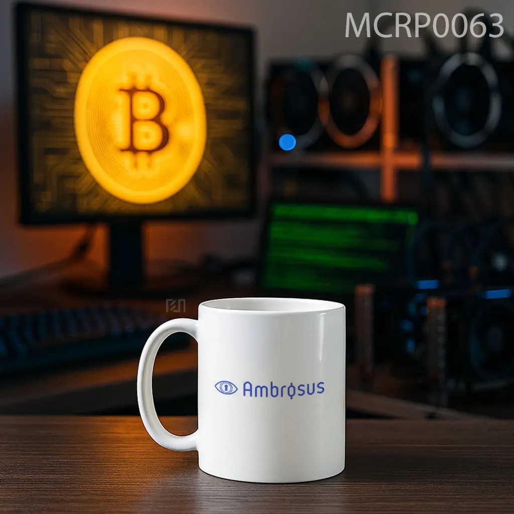 Ambrosus AMB Trade Logo Mug - Sudut 2
