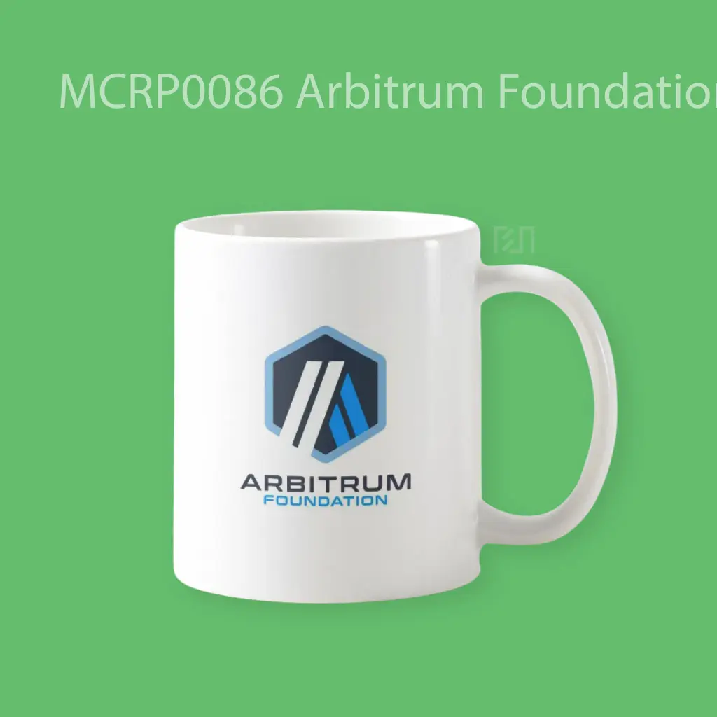 Arbitrum Foundation Trade Logo Mug