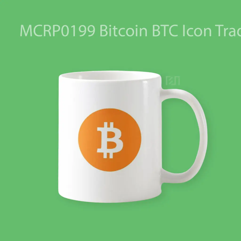 Bitcoin BTC Icon Trade Logo Mug