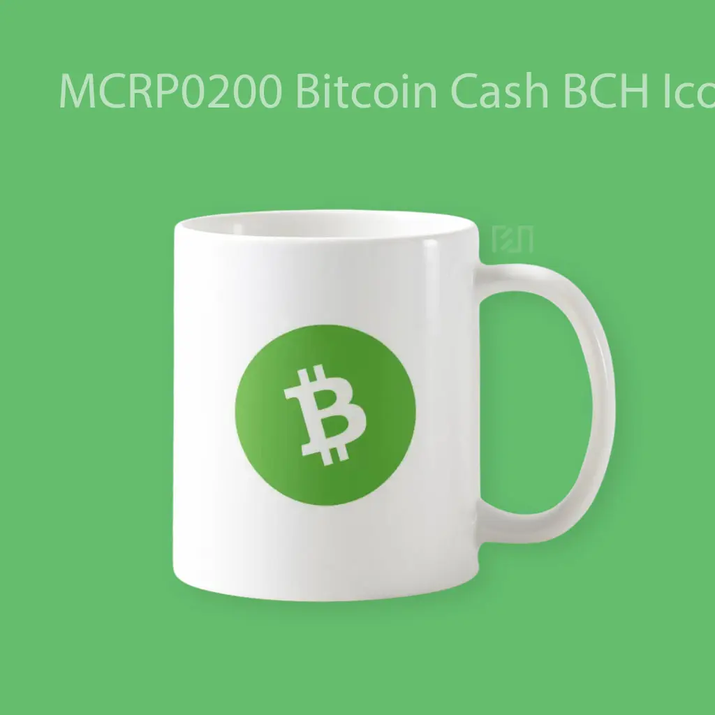 Bitcoin Cash BCH Icon Trade Logo Mug