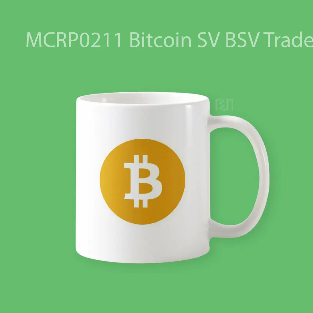 Bitcoin SV BSV Trade Logo Mug