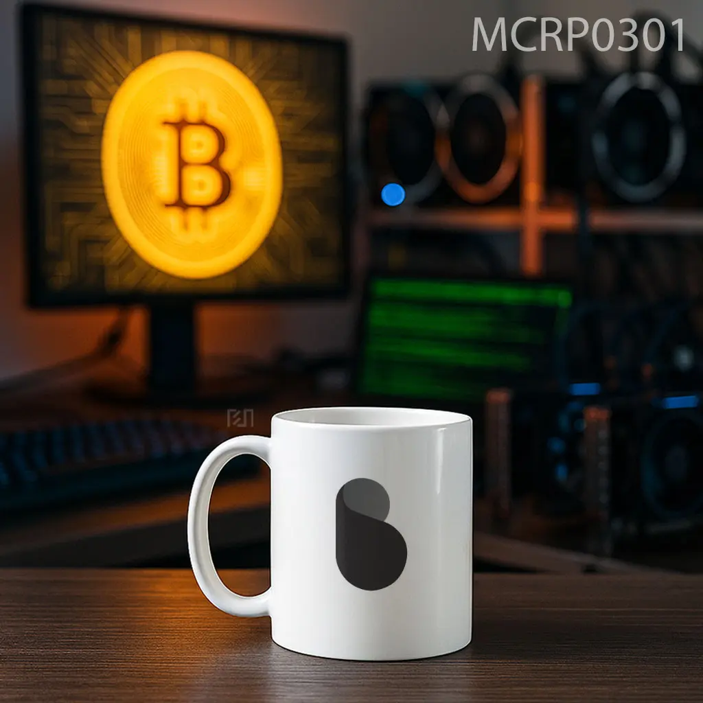 Bottos BTO Trade Logo Mug - Sudut 2