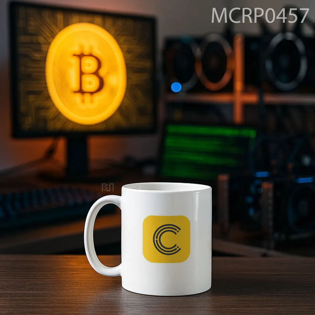 Crypterium CRPT Icon Trade Logo Mug - Sudut 2