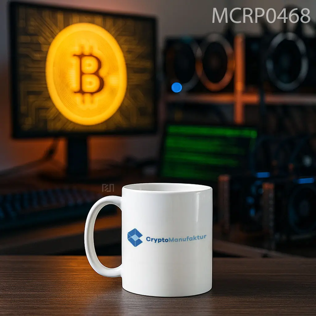 CryptoManufaktur Trade Logo Mug - Sudut 2