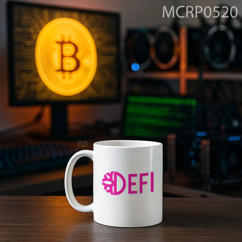 DeFiChain DFI Trade Logo Mug - Sudut 2