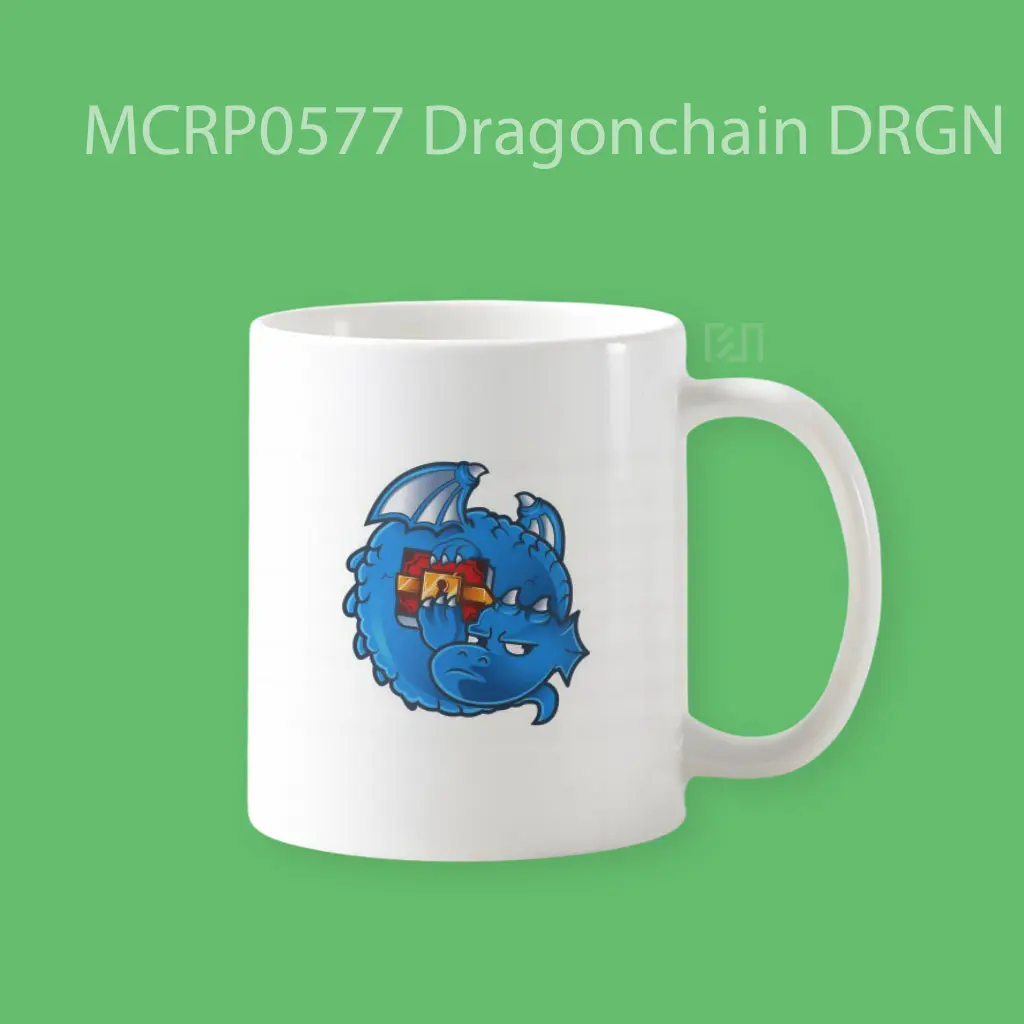 Dragonchain DRGN Mascot Icon Trade Logo Mug