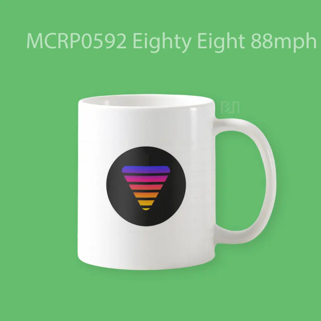 Eighty Eight 88mph MPH Trade Logo Mug