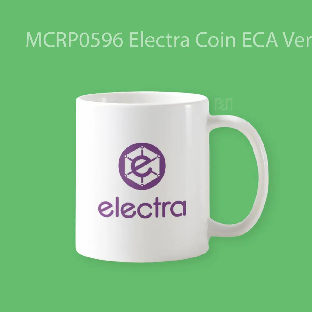 Electra Coin ECA Vertical Trade Logo Mug