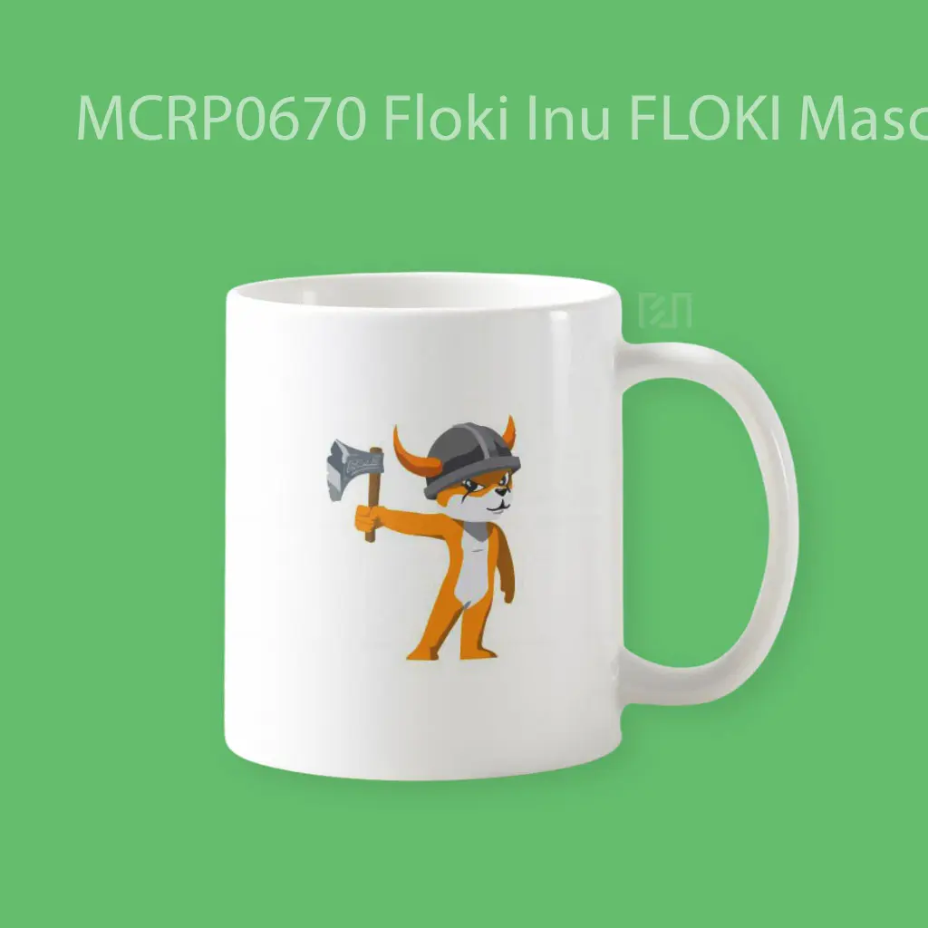 Floki Inu FLOKI Mascot Trade Logo Mug