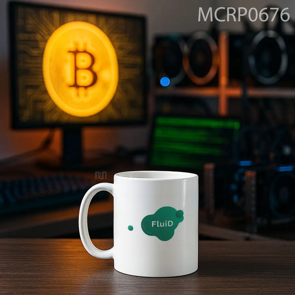 FluiD Trade Logo Mug - Sudut 2