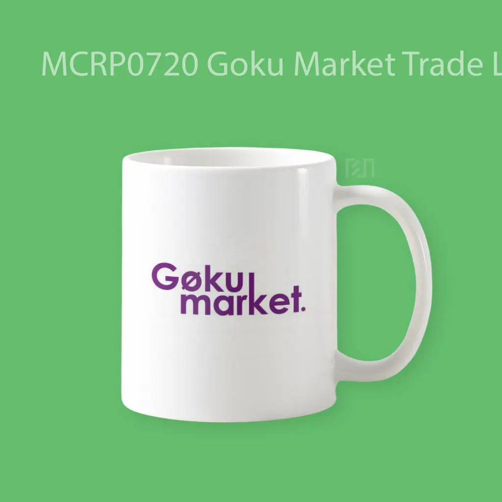 Goku Market Trade Logo Mug