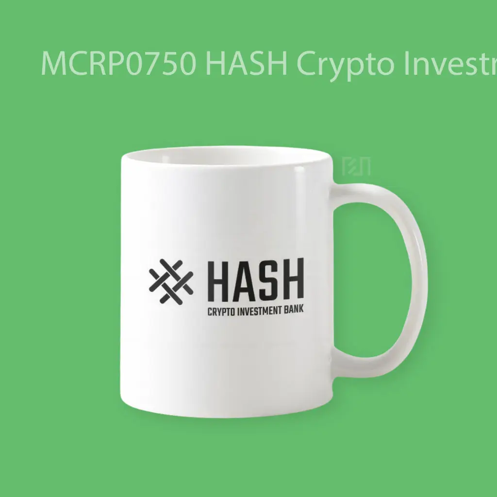 HASH Crypto Investment Bank Trade Logo Mug