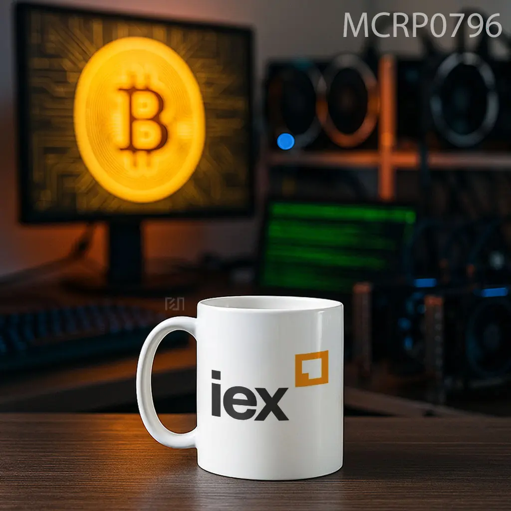 IEX Exchange Trade Logo Mug - Sudut 2