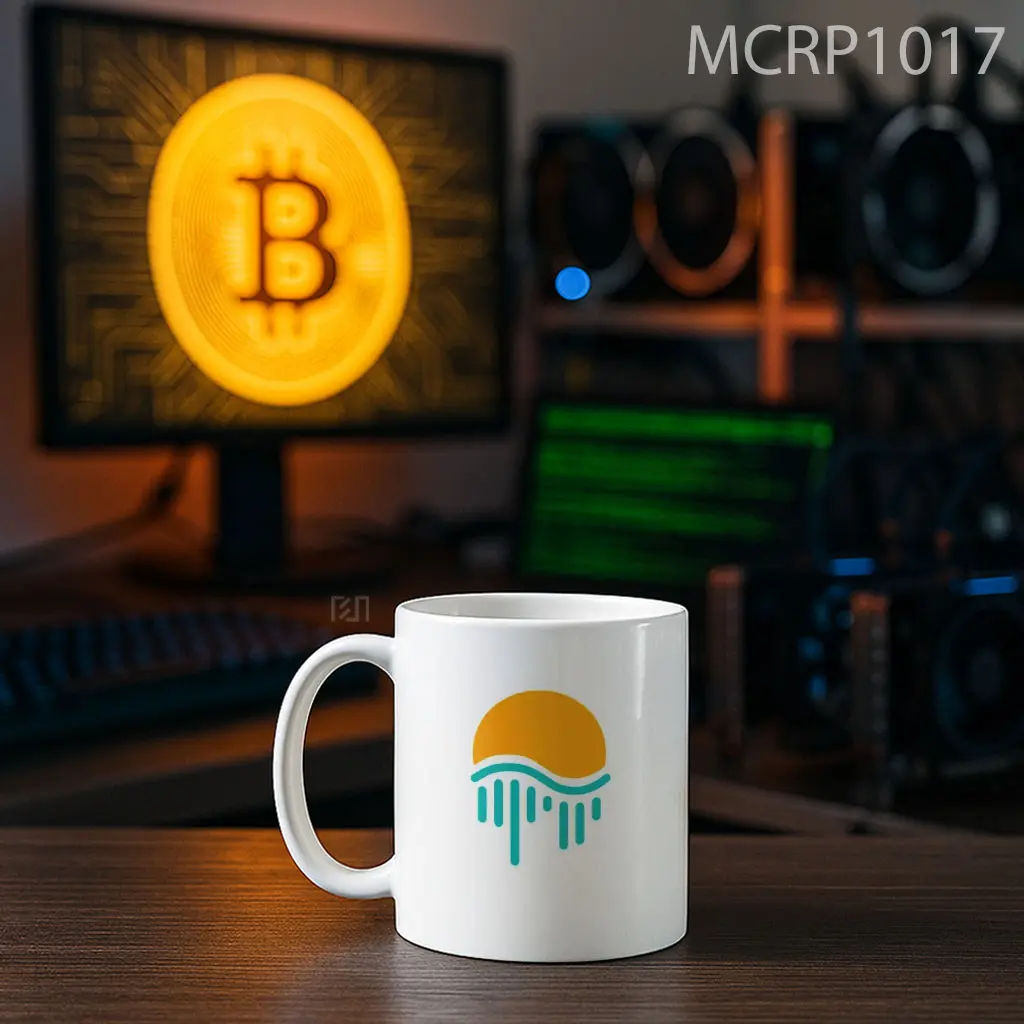 Moonriver MOVR Trade Logo Mug - Sudut 2