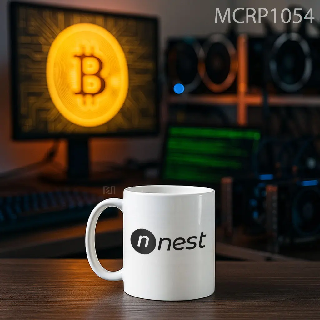 NEST Protocol NEST Trade Logo Mug - Sudut 2