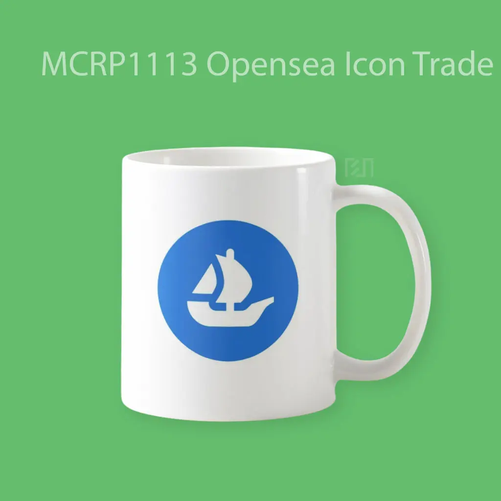 Opensea Icon Trade Logo Mug