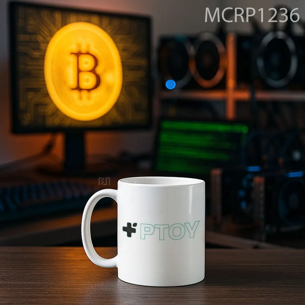 PTOYMatrix Trade Logo Mug - Sudut 2