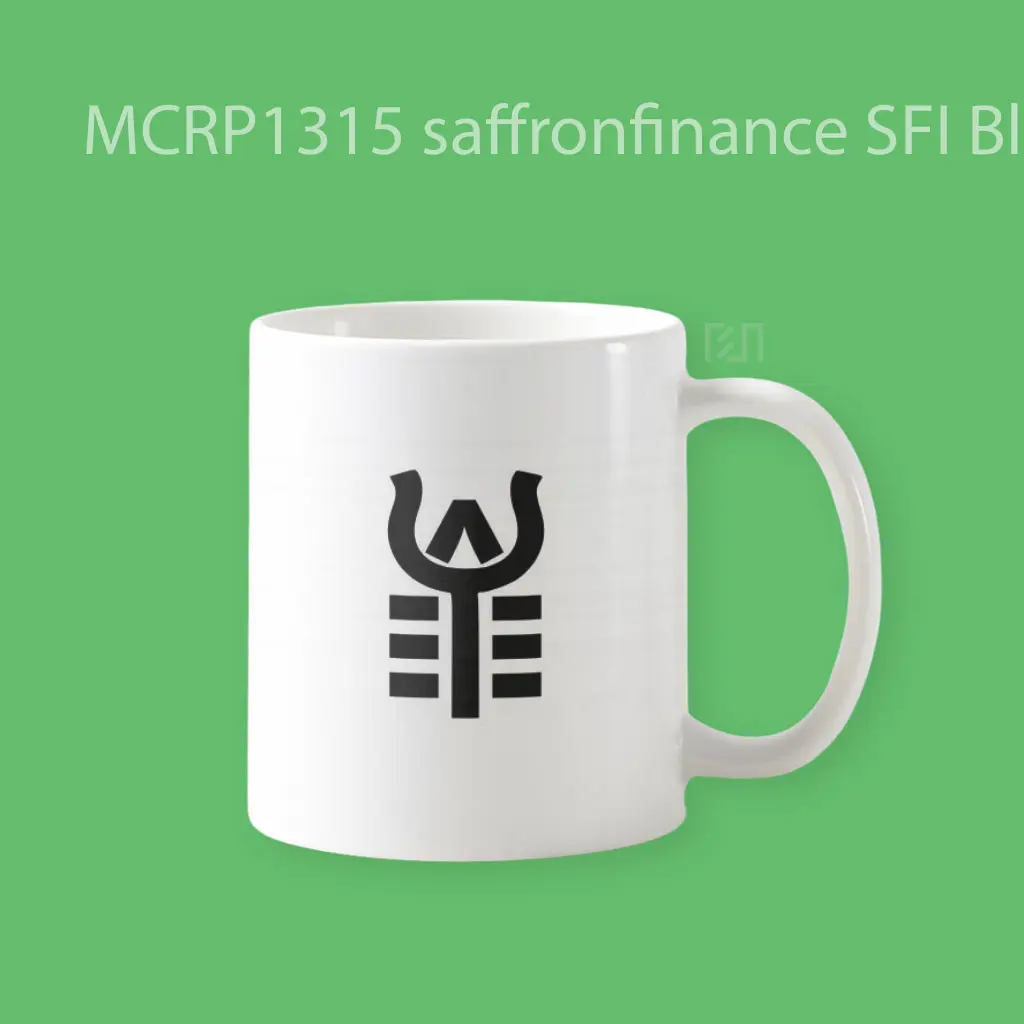 saffronfinance SFI Black Trade Logo Mug