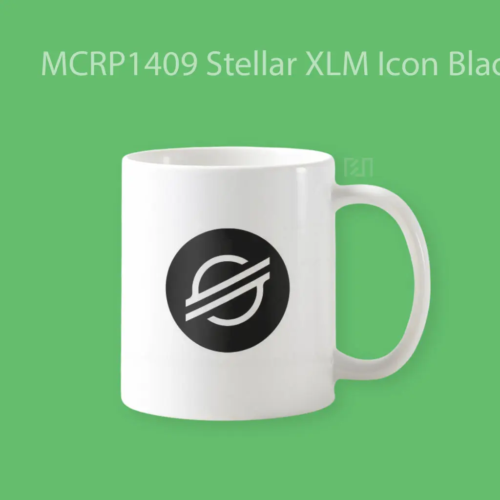 Stellar XLM Icon Black Trade Logo Mug
