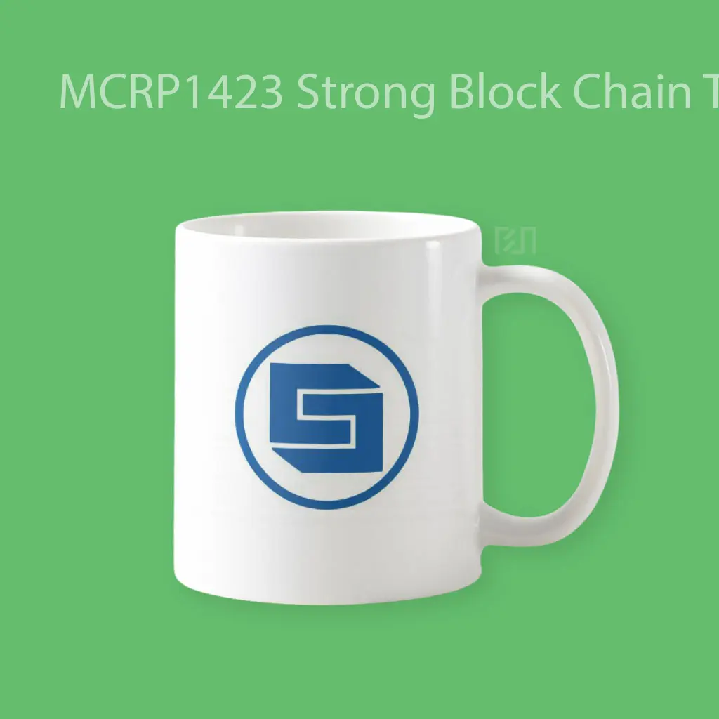 Strong Block Chain Trade Logo Mug