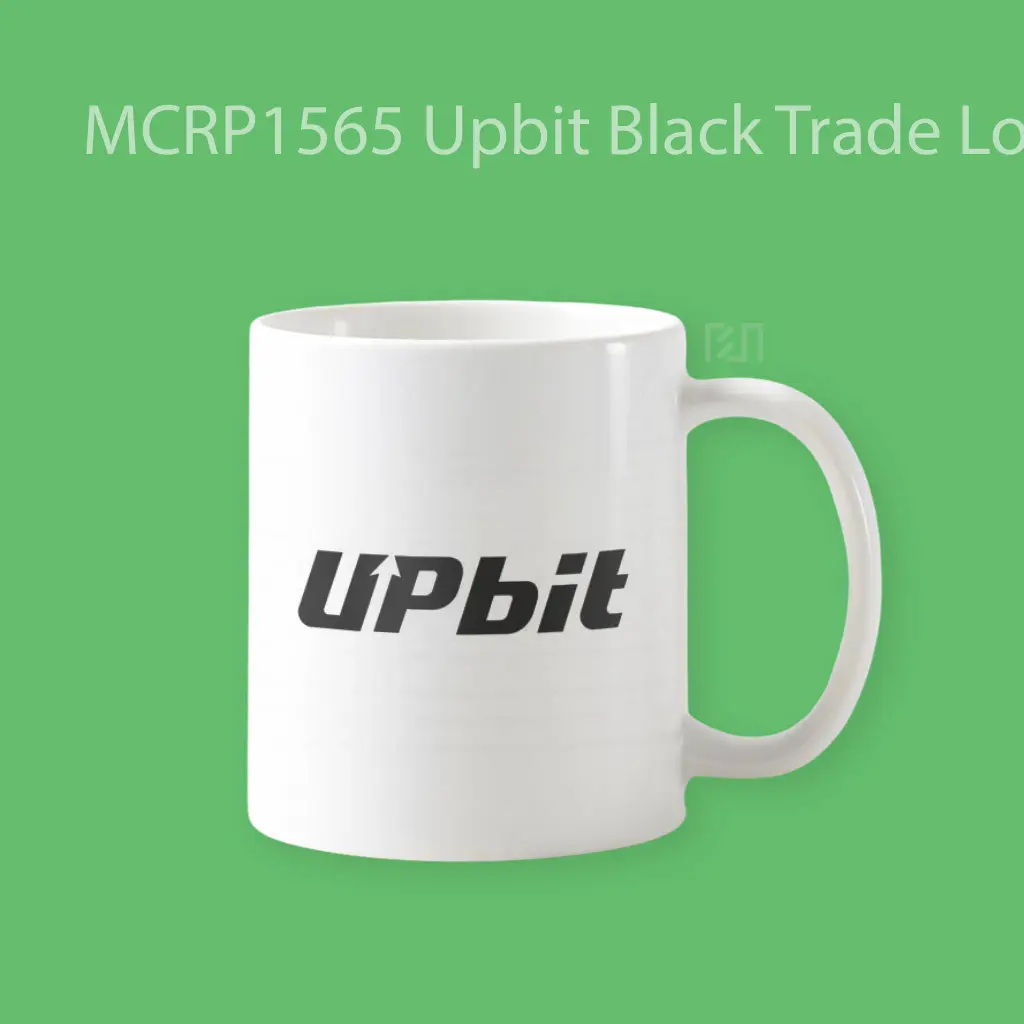 Upbit Black Trade Logo Mug