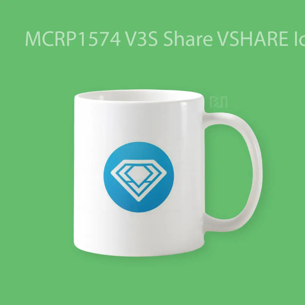 V3S Share VSHARE Icon Trade Logo Mug