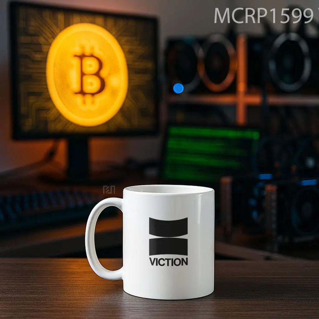 Viction Trade Logo Mug - Sudut 2