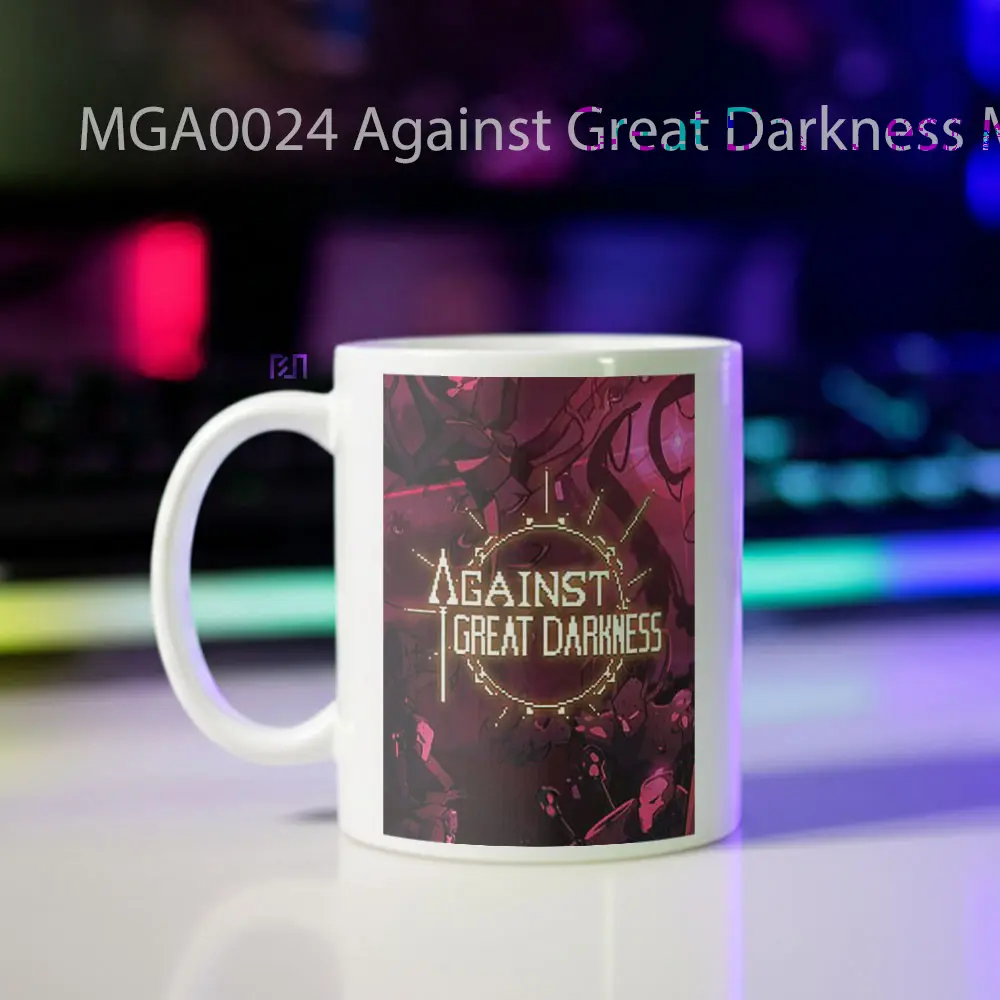 Against Great Darkness Game Mug - Sudut 2