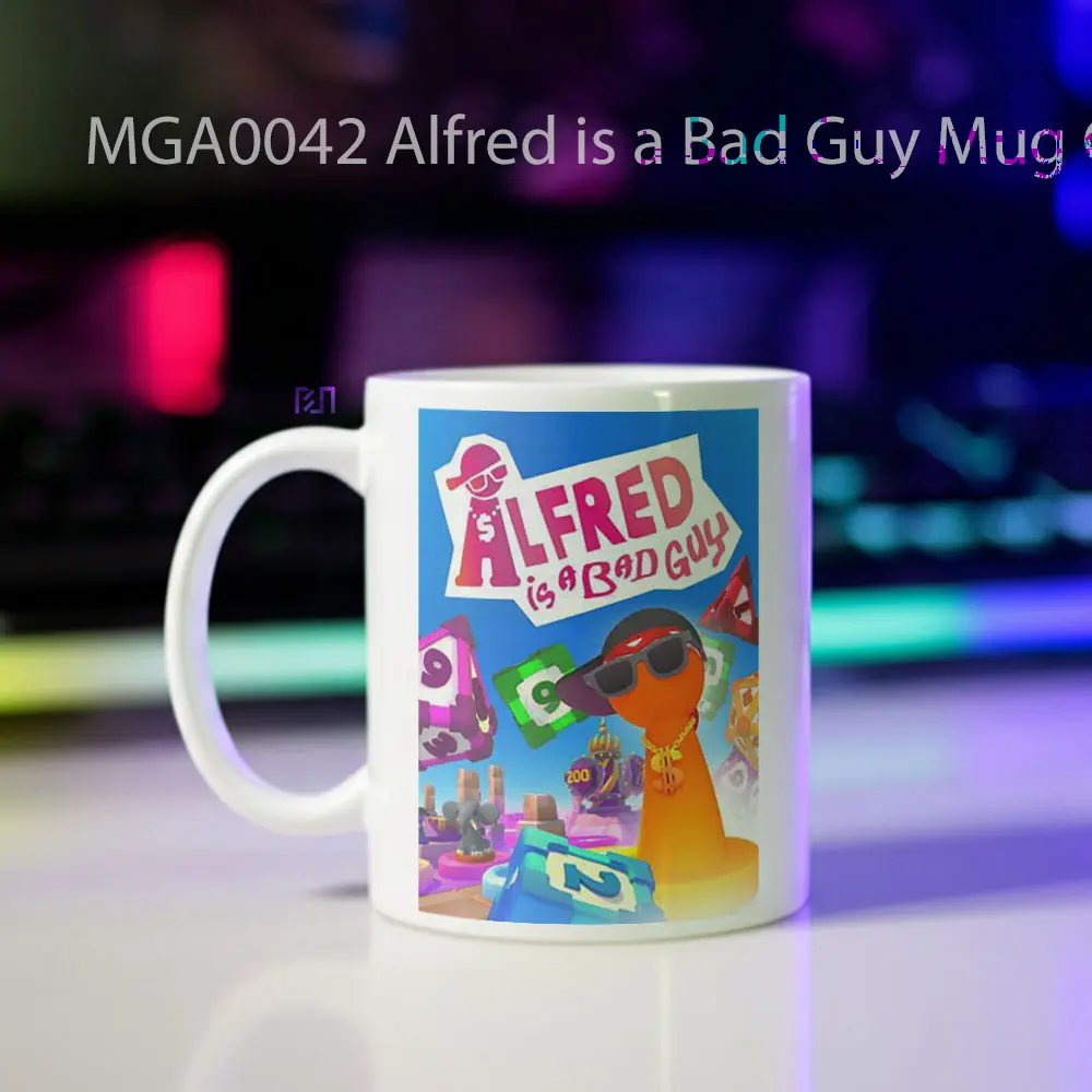 Alfred is a Bad Guy Game Mug - Sudut 2