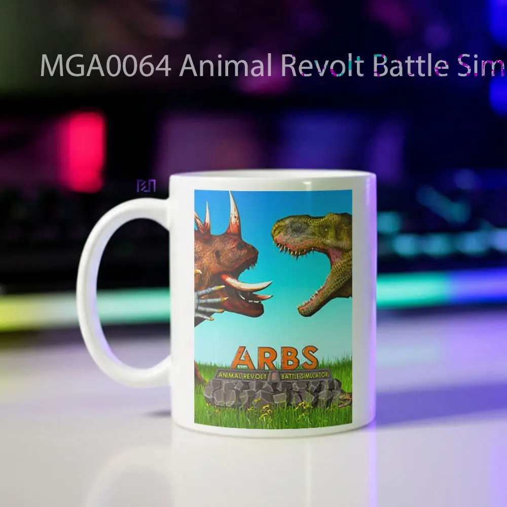 Animal Revolt Battle Simulator Game Mug - Sudut 2
