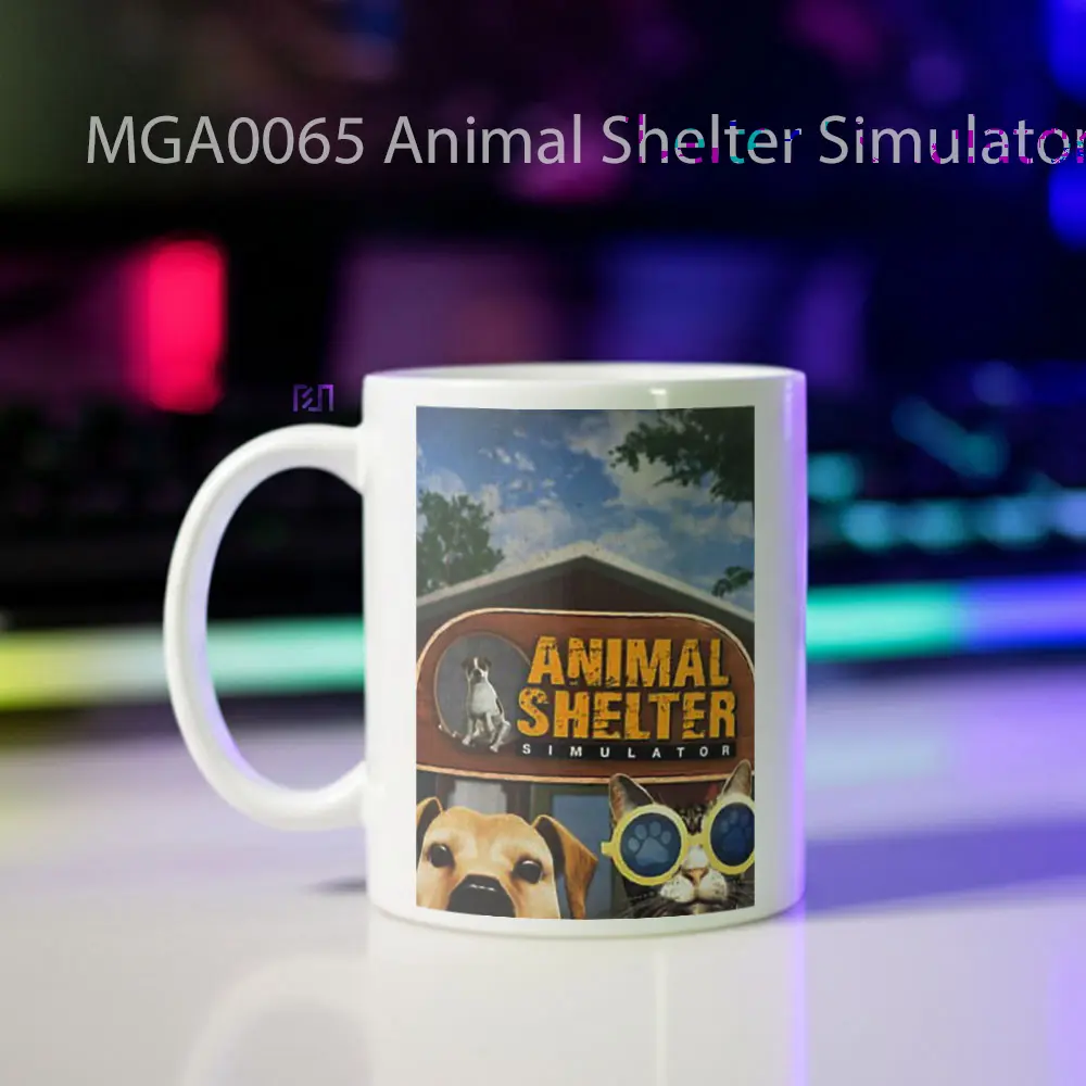 Animal Shelter Simulator Game Mug - Sudut 2