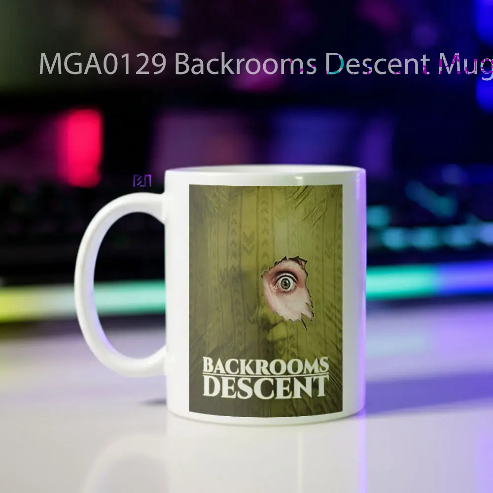 Backrooms Descent Game Mug - Sudut 2