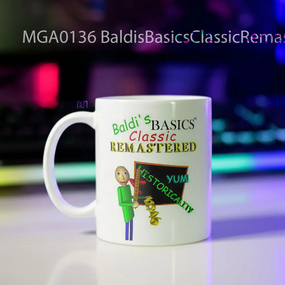 BaldisBasicsClassicRemastered Game Mug - Sudut 2