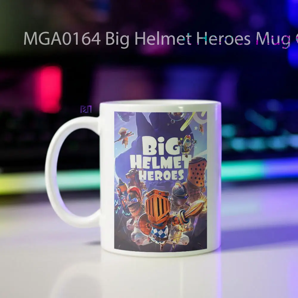 Big Helmet Heroes Game Mug - Sudut 2