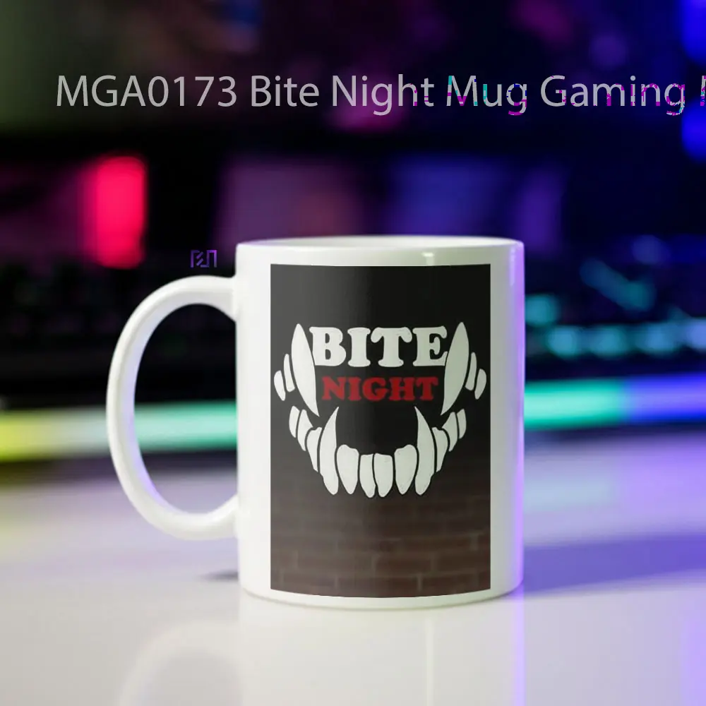 Bite Night Game Mug - Sudut 2