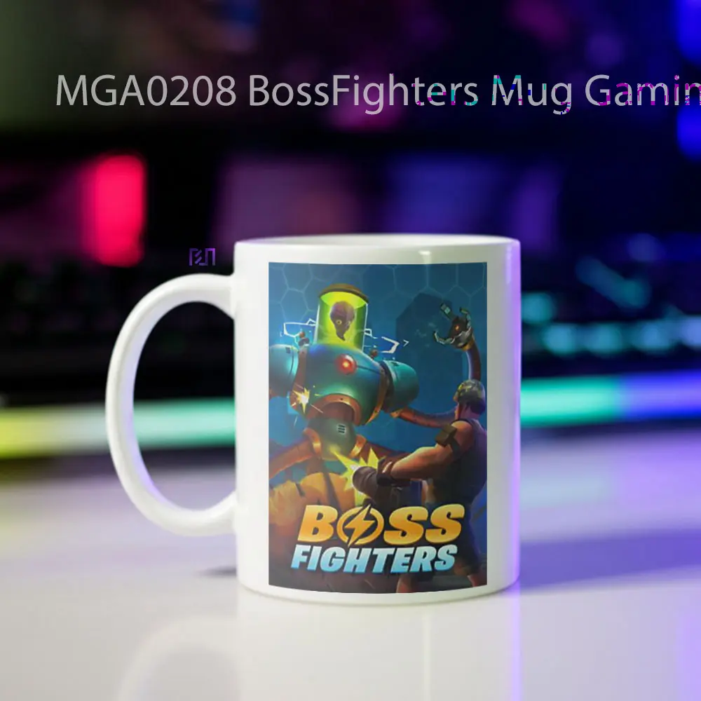 BossFighters Game Mug - Sudut 2