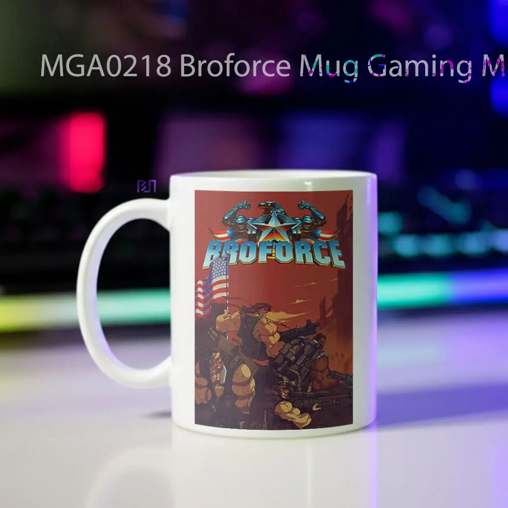 Broforce Game Mug - Sudut 2