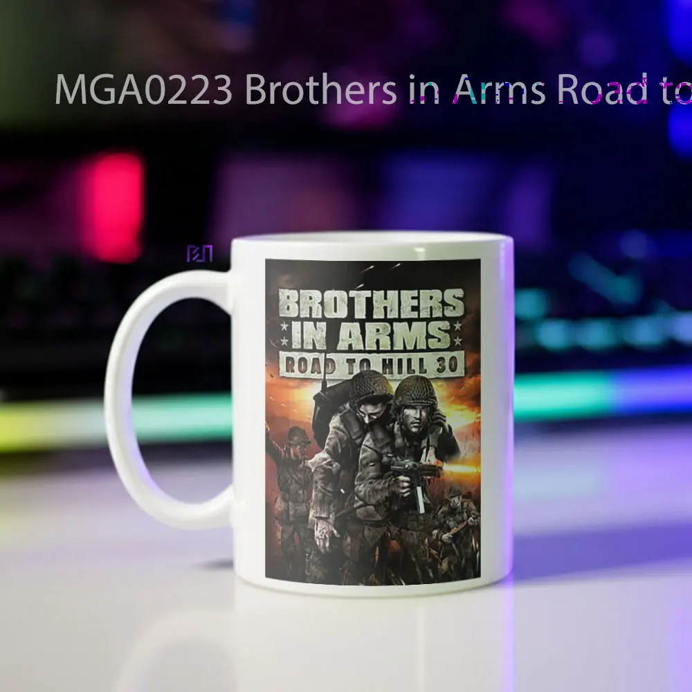 Brothers in Arms Road to Hill 30 Game Mug - Sudut 2