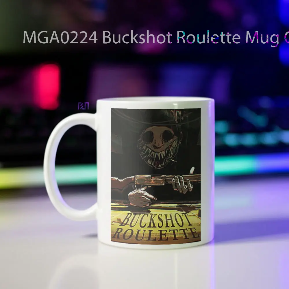 Buckshot Roulette Game Mug - Sudut 2