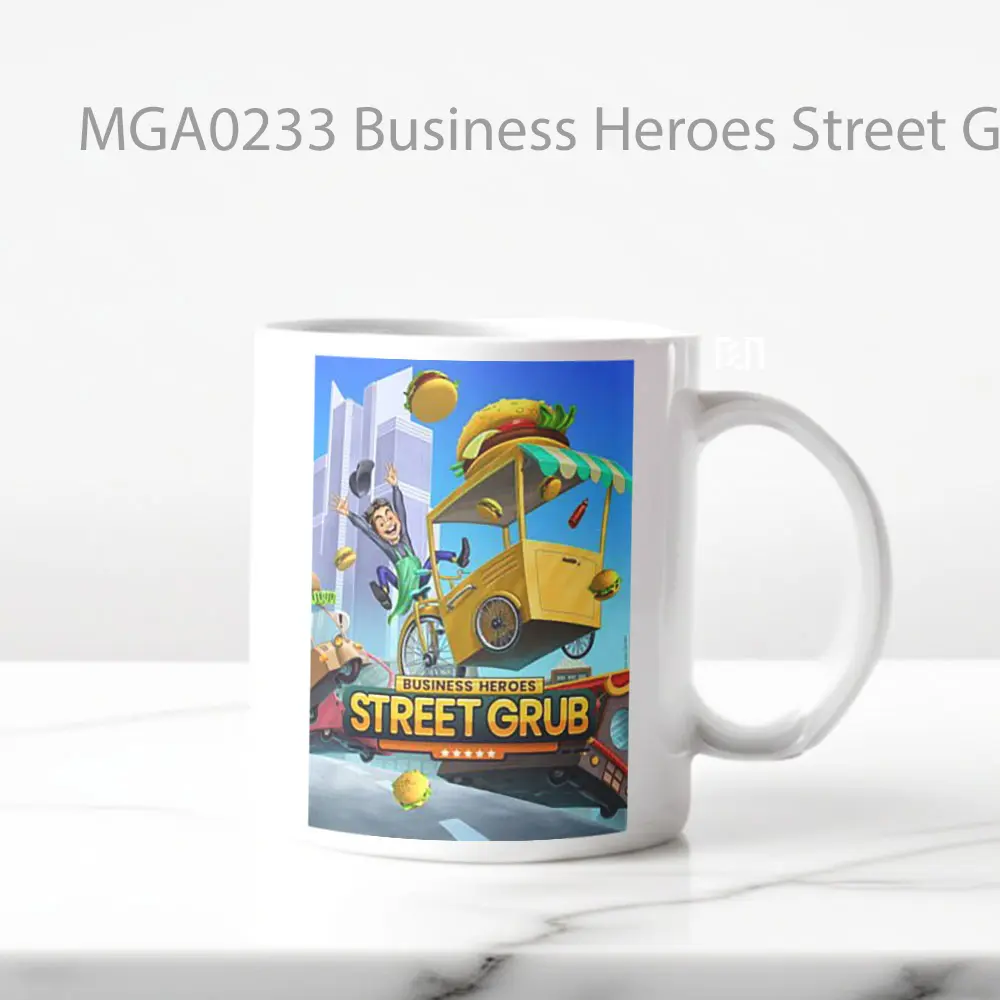 Mug Keramik Premium SNI - Business Heroes Street Grub Game Mug