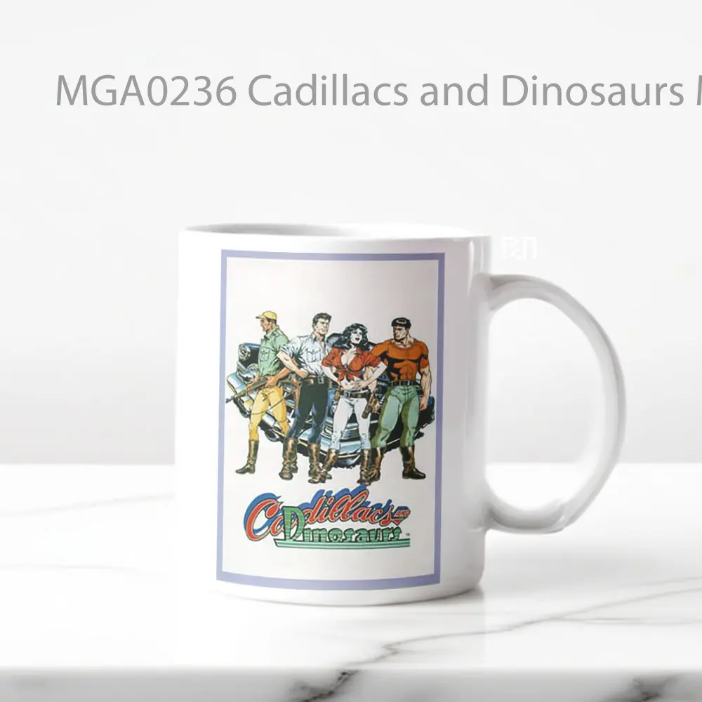 Cadillacs and Dinosaurs Game Mug