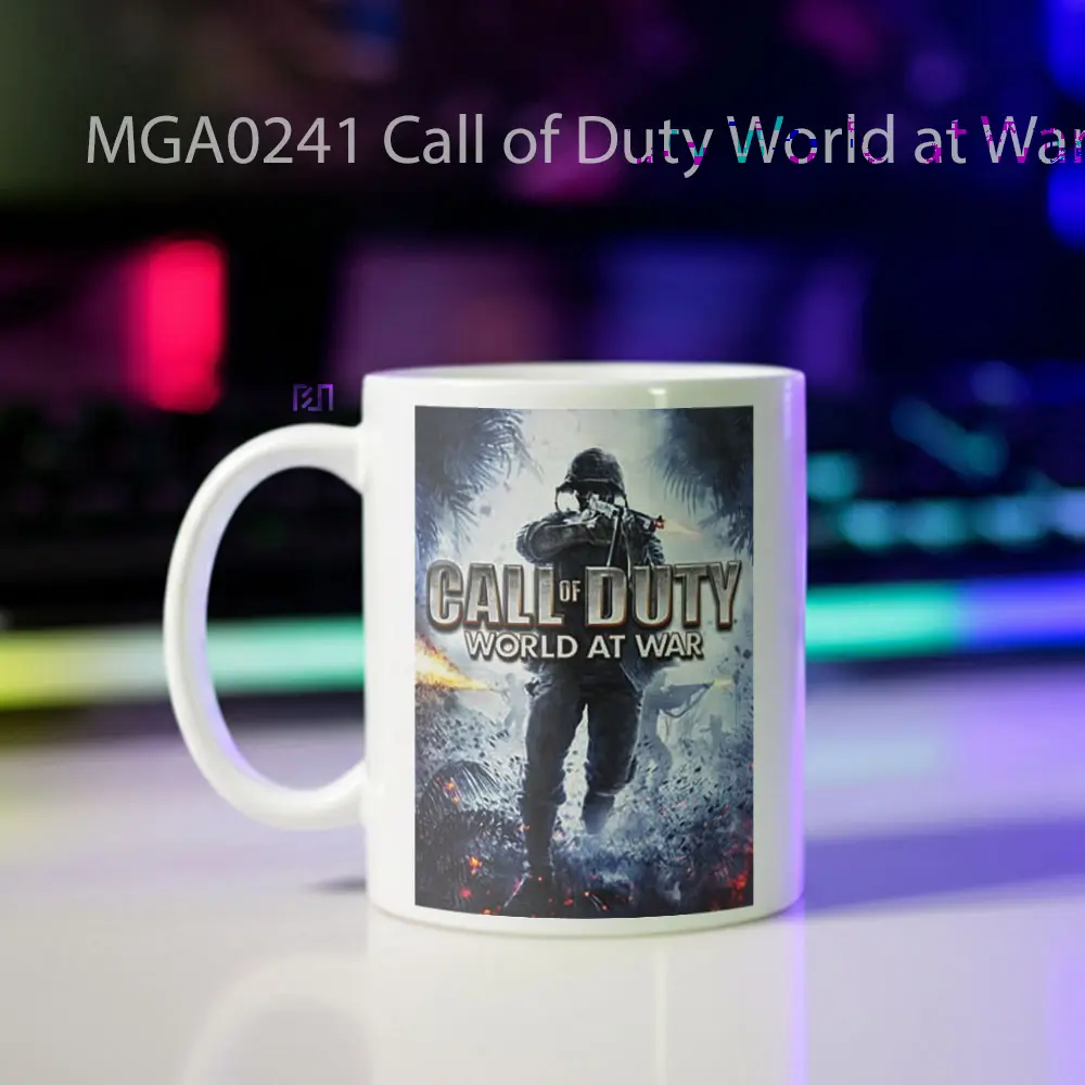 Call of Duty World at War Game Mug - Sudut 2