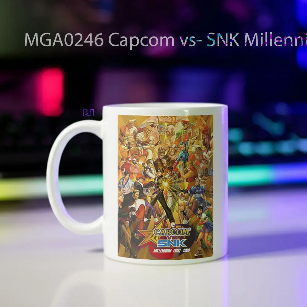 Capcom vs- SNK Millennium Fight 2000 Game Mug - Sudut 2