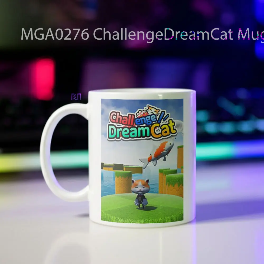 Challenge Dream Cat Game Mug - Sudut 2