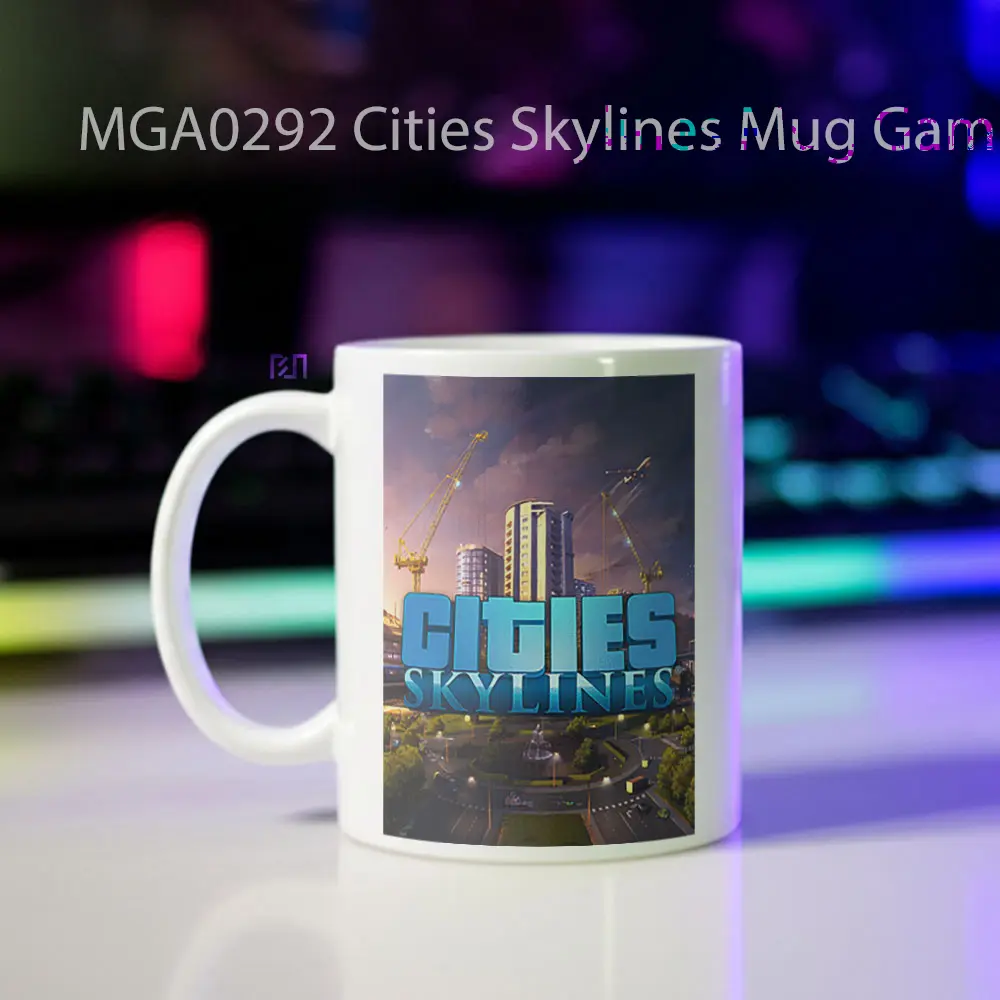Cities Skylines Game Mug - Sudut 2