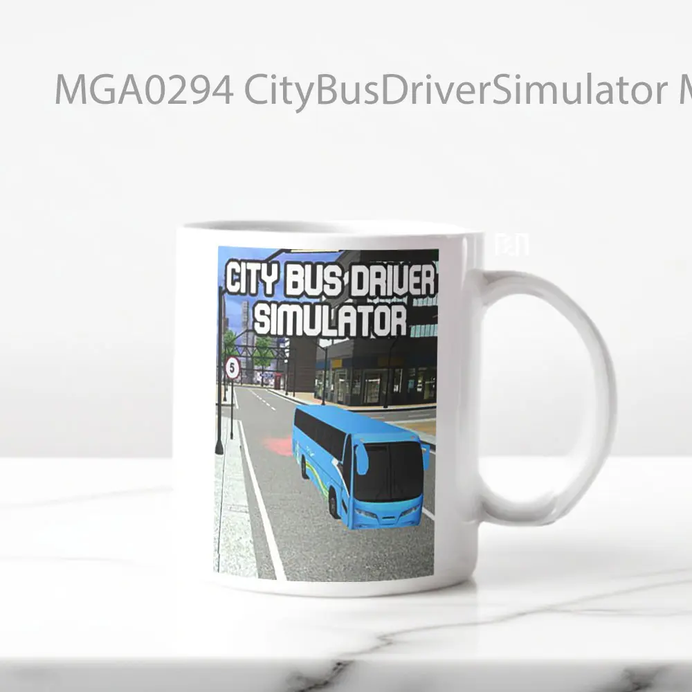 City Bus Driver Simulator Game Mug