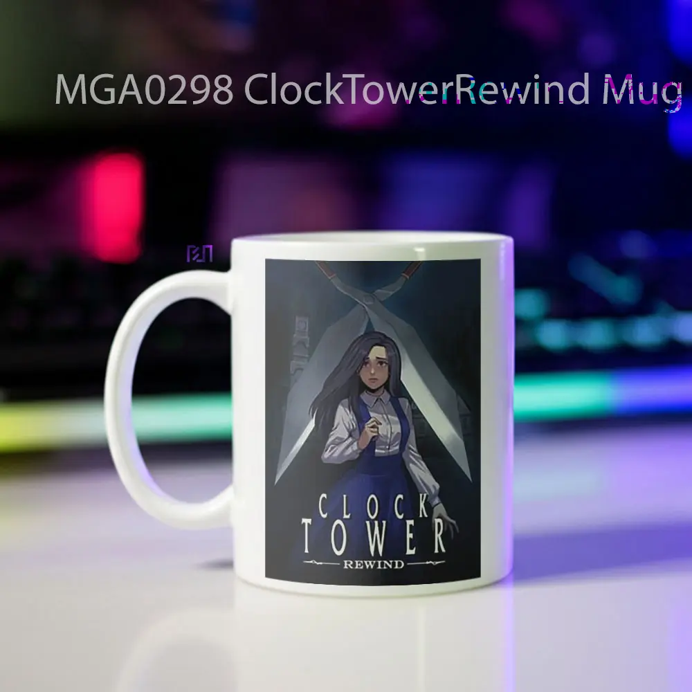 Clock Tower Rewind Game Mug - Sudut 2