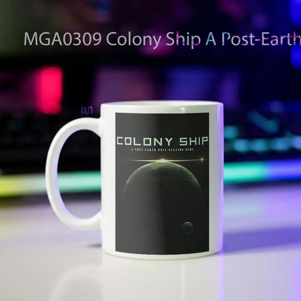 Colony Ship A Post-Earth Role Playing Game Game Mug - Sudut 2