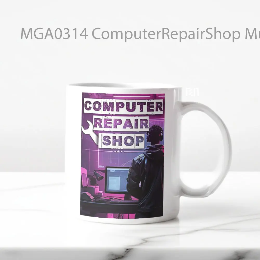 Computer Repair Shop Game Mug